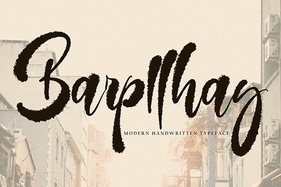 Barpllhay: The Handwritten Brush Font That Transforms Brand Identity