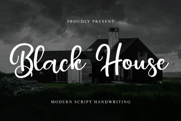 Black House: The Premium Script Font for Scroll-Stopping Brand Content