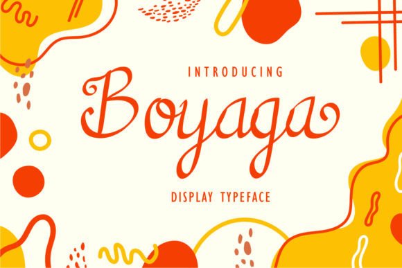 Boyaga: A Handwritten Font for Creative Web Projects