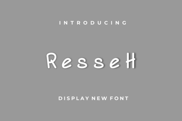 Bring Your Craft Projects to Life with the Resseh Font