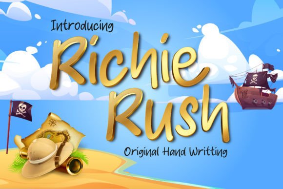 Bring Your Creations to Life with Richie Rush Font