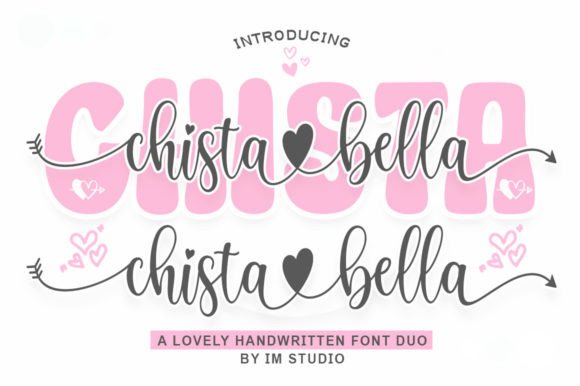 Chista Bella Duo: The Premium Typeface for Romantic Campaigns
