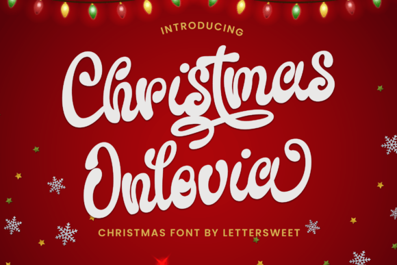 Christmas Onlovia: A Handwritten Typeface for Modern Web Design