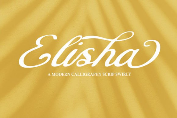 Elisha: The Script Typeface That Elevates Modern Branding