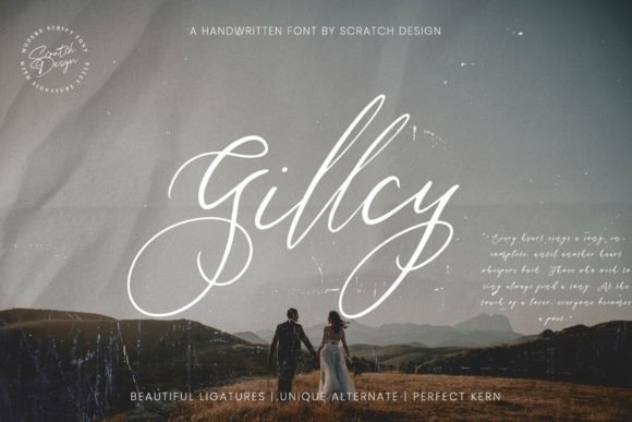 Gillcy: A Script Font That Elevates Your Editorial Design