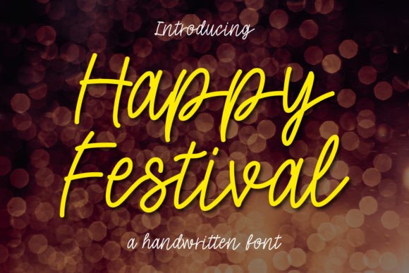Happy Festival Font Review for Branding and Design