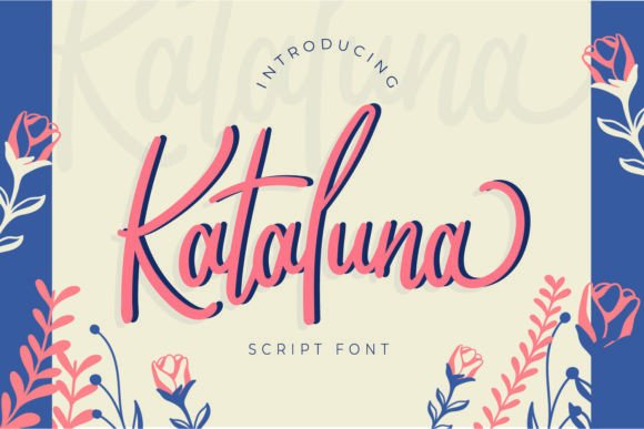 Kataluna: A Handwritten Script Font for Your Brand