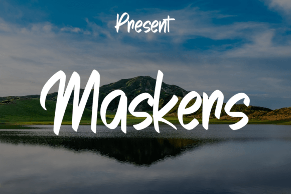 Maskers Font Review for Campaign Design