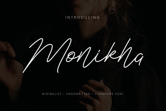 Monikha: A Handwritten Signature Typeface for Modern Editorial Design