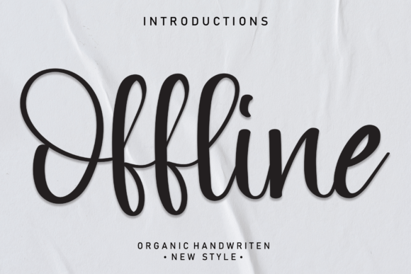 Offline Font for Campaign Creatives