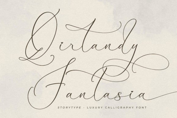 Qirtandy Fantasia: The Perfect Handwritten Typeface for Your Craft Shop