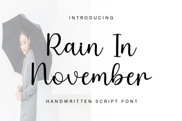 Rain in November: A Handwritten Typeface for Modern Web Design