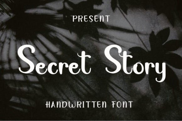 Secret Story: A Handwritten Typeface for Editorial Design