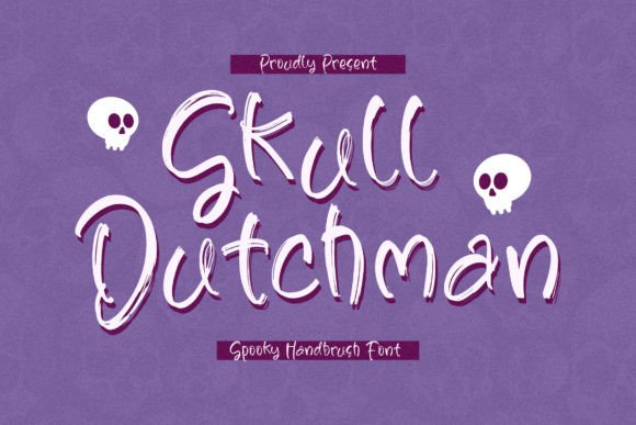 Skull Dutchman: A Spooky Handbrush Font for Bold Branding