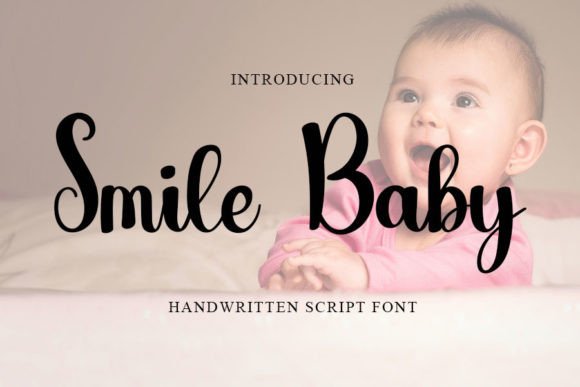 Smile Baby: A Handwritten Font for Craft Projects