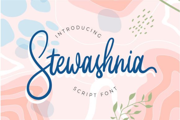 Stewashnia: A Script Font for Timeless Branding