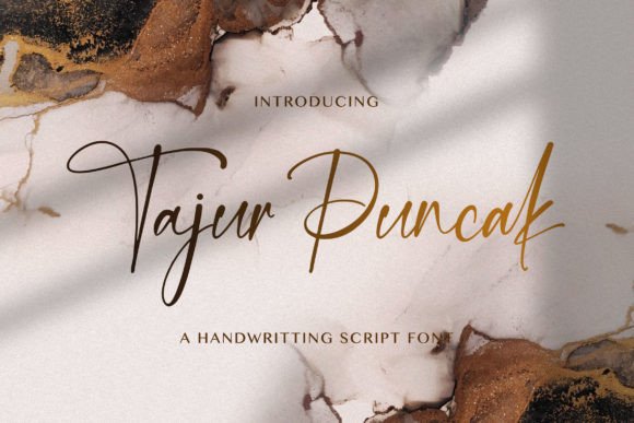 Tajur Puncak: The Handwritten Typeface That Elevates Campaign Creativity