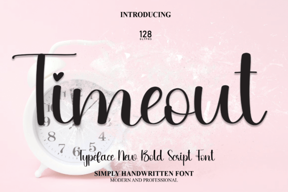 Timeout Font for Web Design Projects