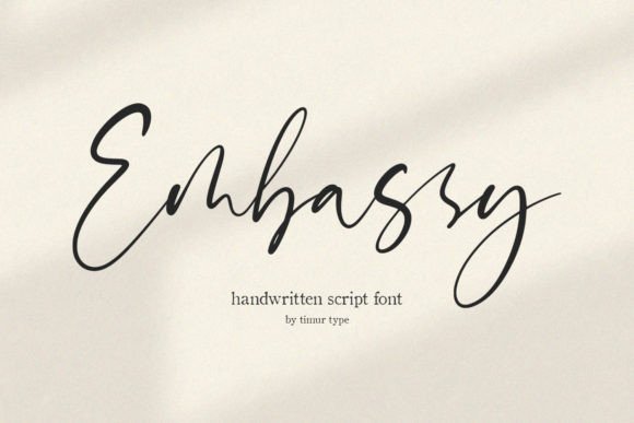 Why Embassy Is the Perfect Script Font for Small Business Branding