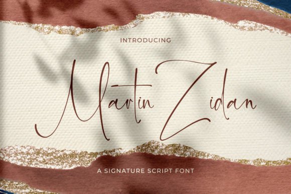 Why Martin Zidan is the Perfect Script Font for Elegant Branding