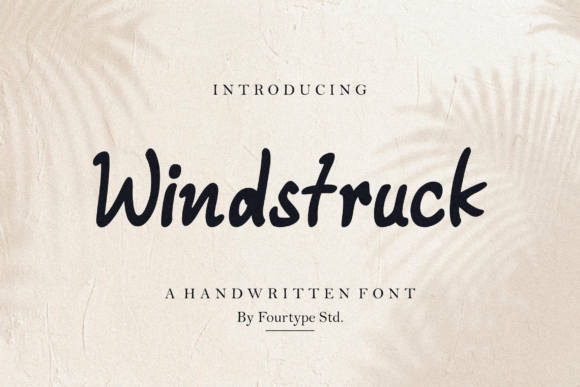 Windstruck: A Handwritten Font for Modern Web Design