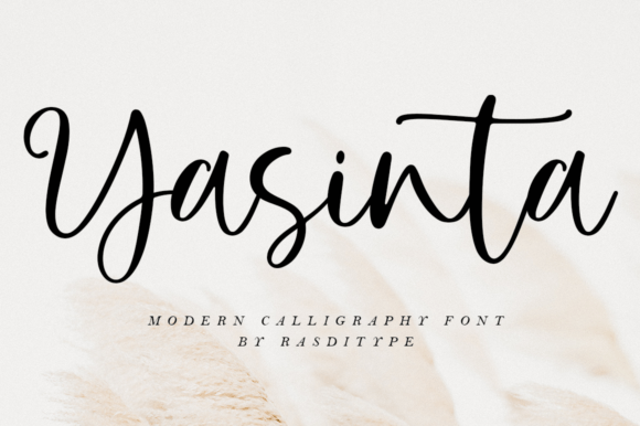 Yasinta: A Handwritten Font for Modern Branding